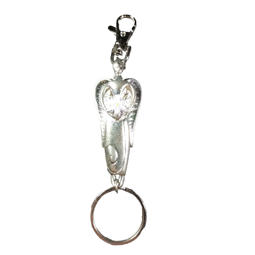 Always Friends Angel Keychain Luggage Purse Clip Heavy